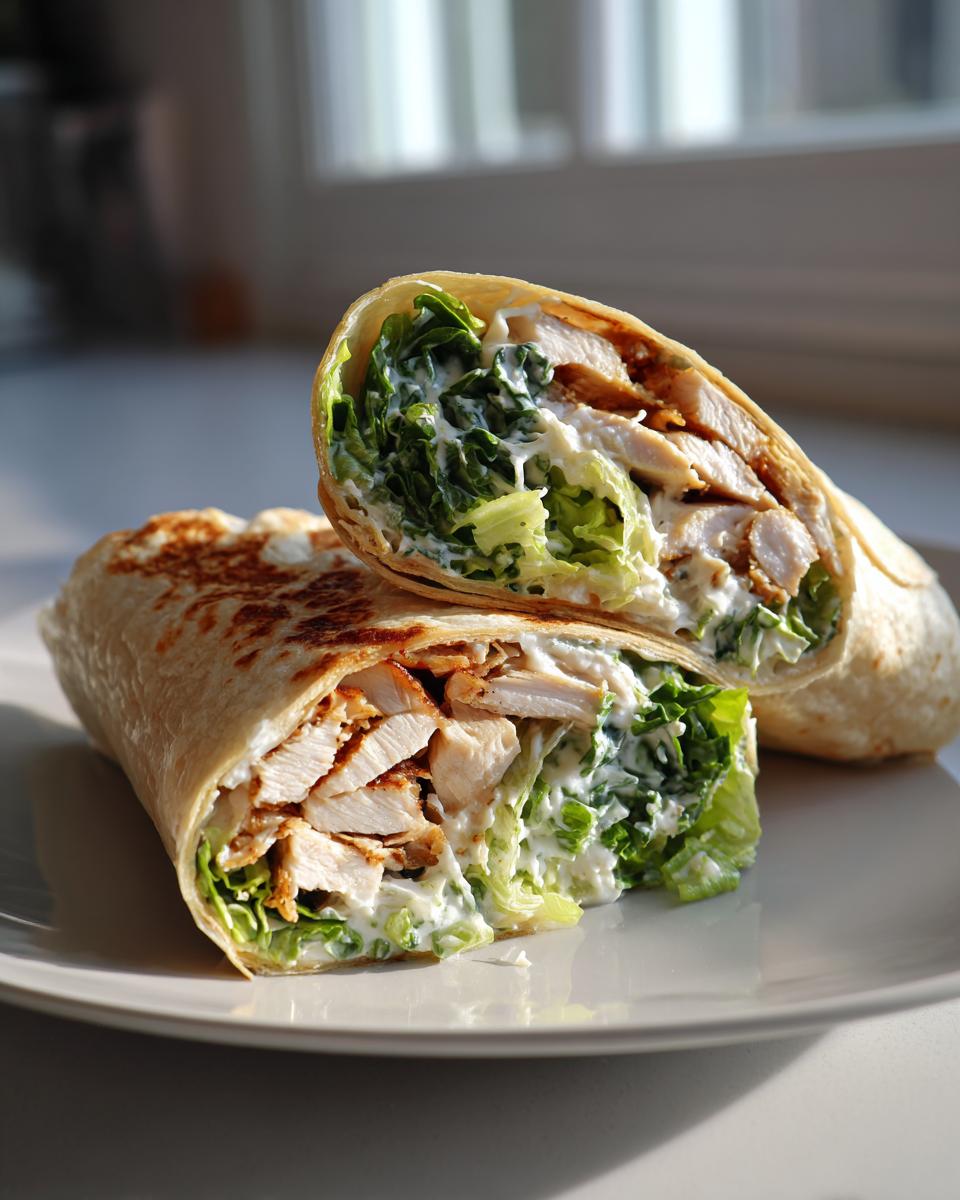 Grilled Chicken Caesar Wraps - detail 1