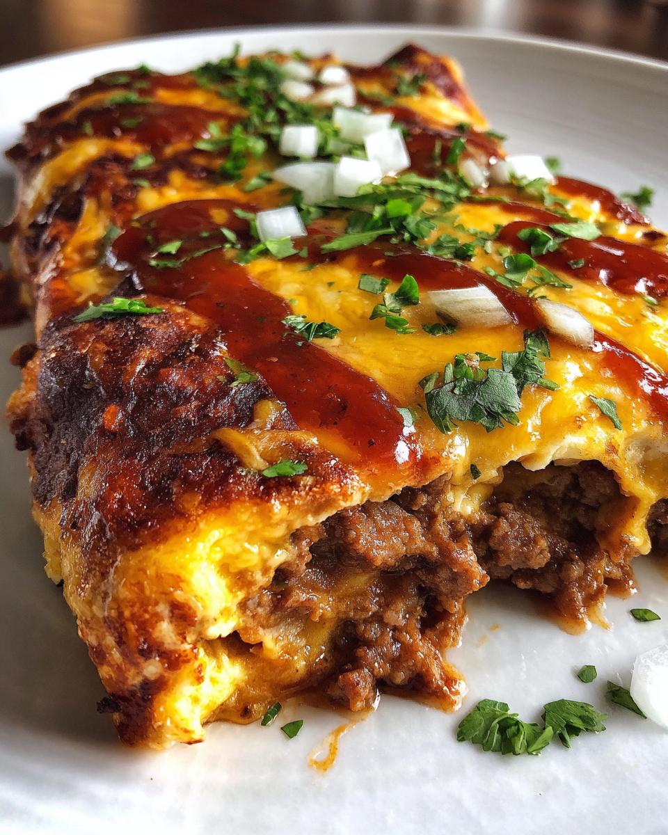 Ground Beef Enchiladas - detail 2