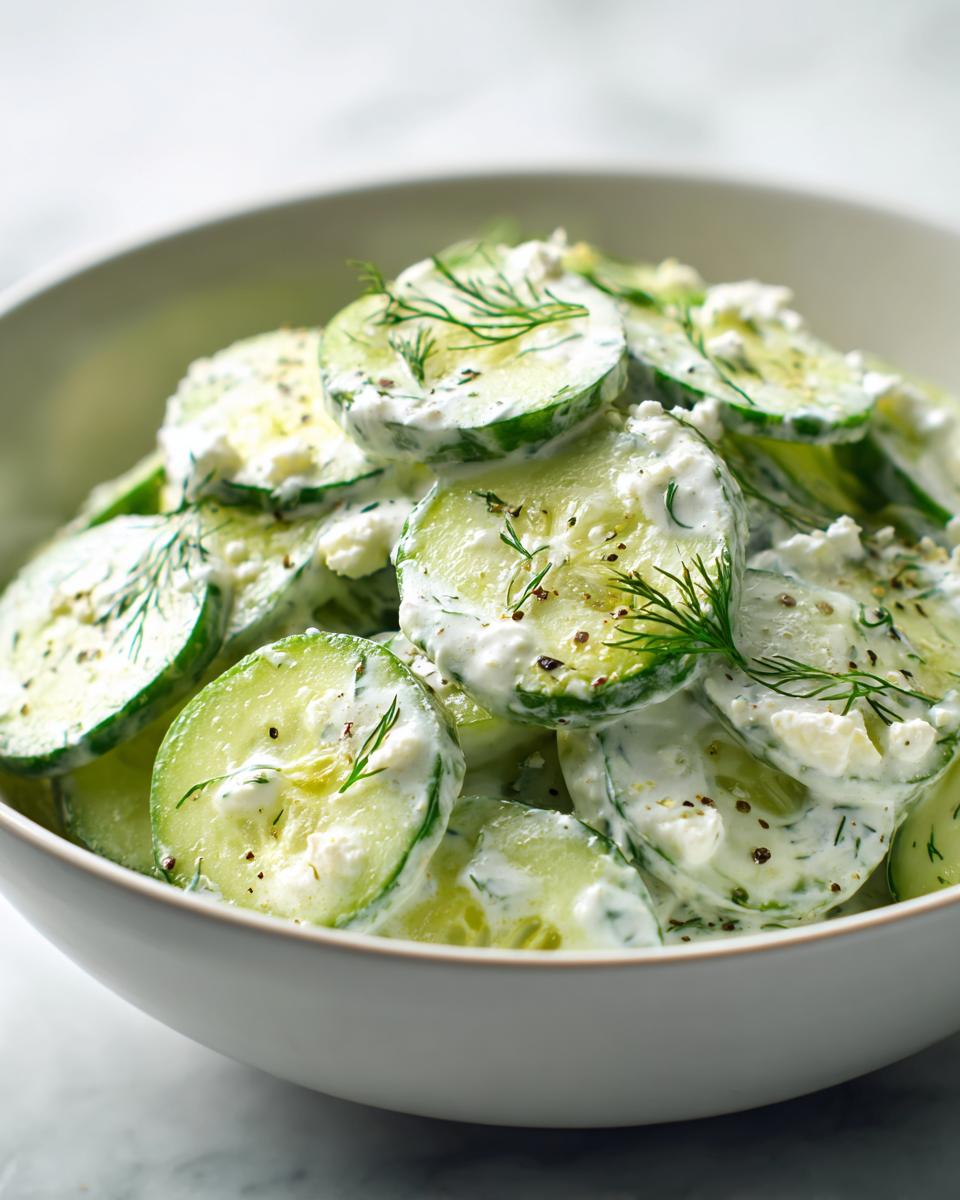 High-Protein Creamy Cucumber Salad - detail 1
