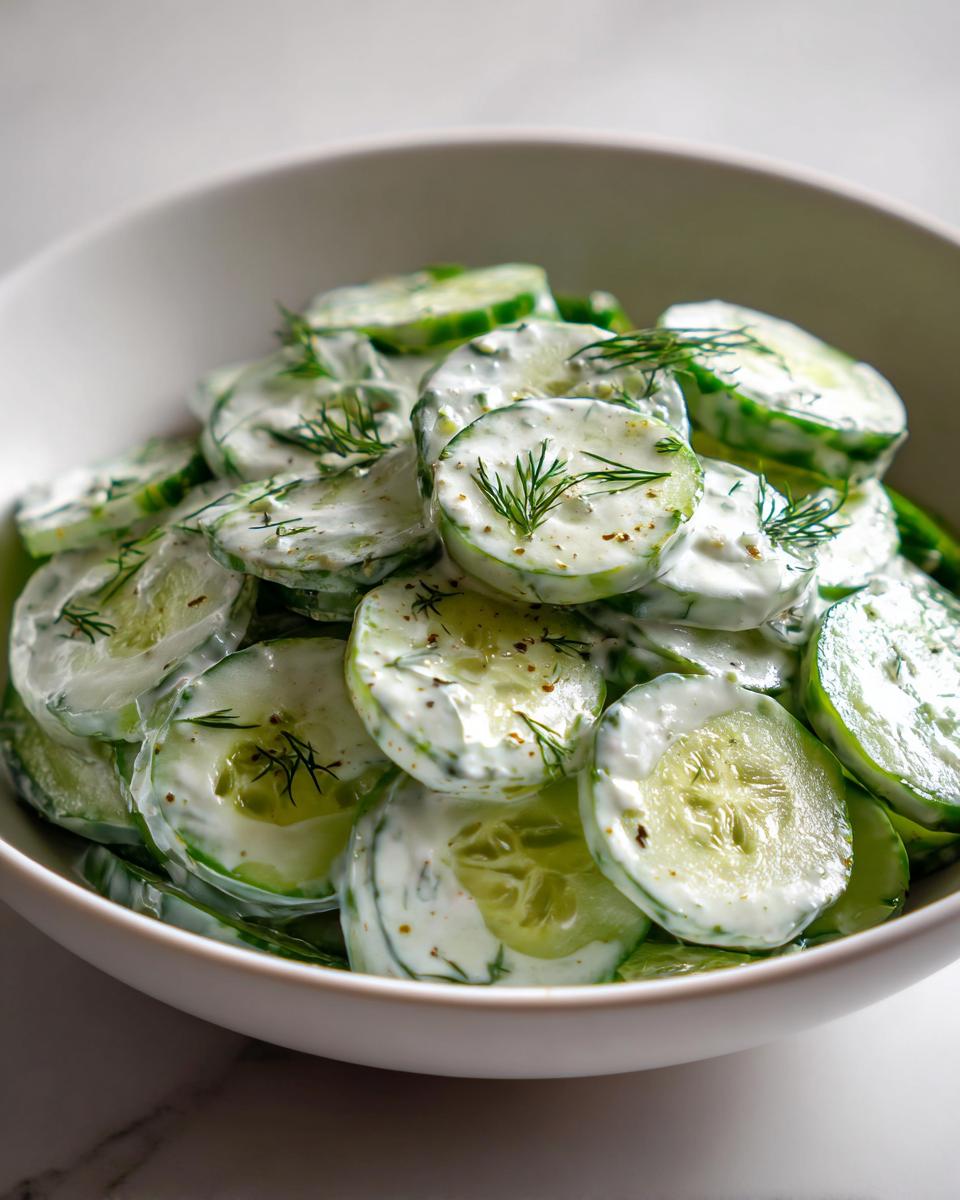 High-Protein Creamy Cucumber Salad - detail 2