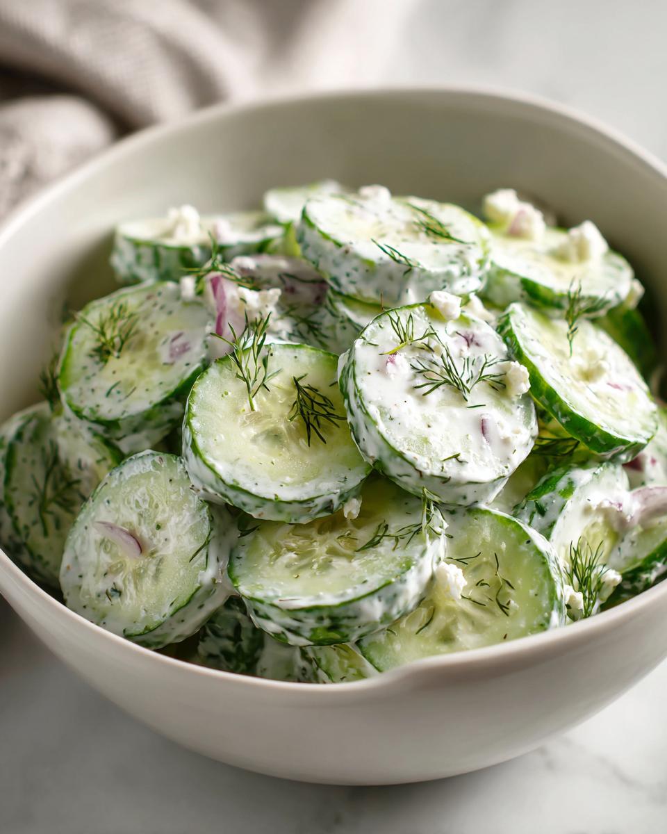 High-Protein Creamy Cucumber Salad - detail 3