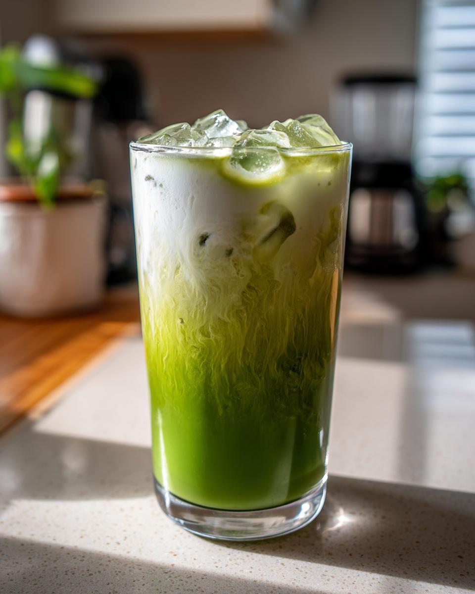 Iced Vanilla Matcha Latte - detail 1