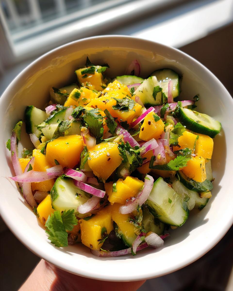 Mango Cucumber Salad - detail 1