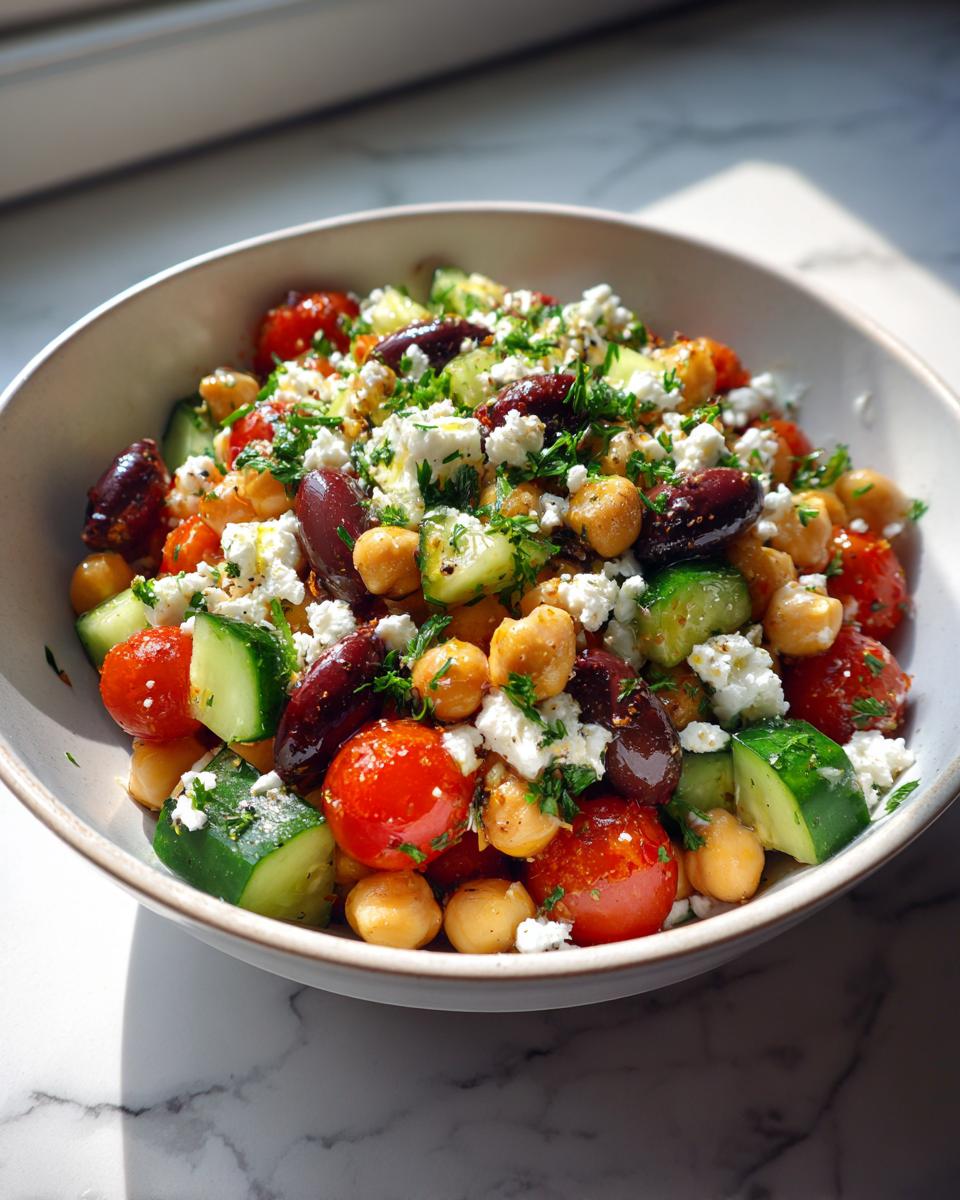 Mediterranean Chickpea Salad - detail 1