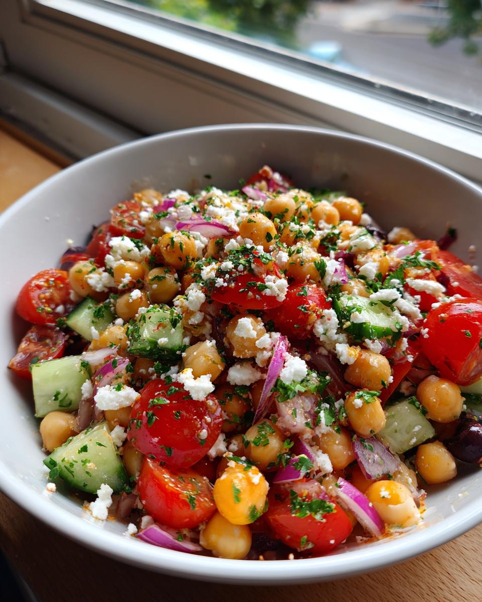 Mediterranean Chickpea Salad - detail 1