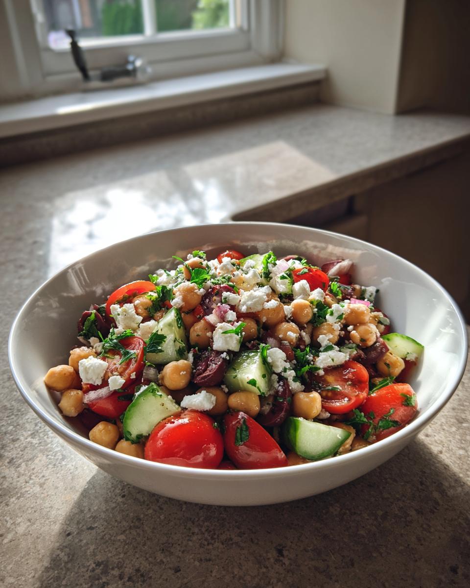 Mediterranean Chickpea Salad - detail 3
