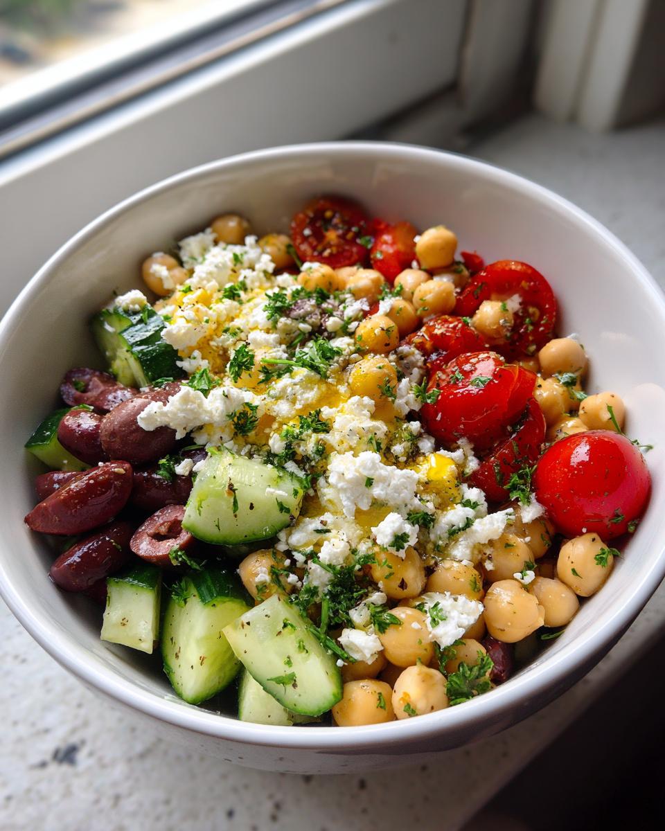 Mediterranean Chickpea Salad - detail 4