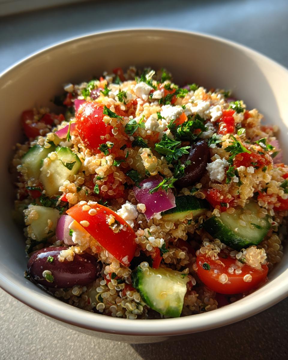 Mediterranean Quinoa Salad - detail 1