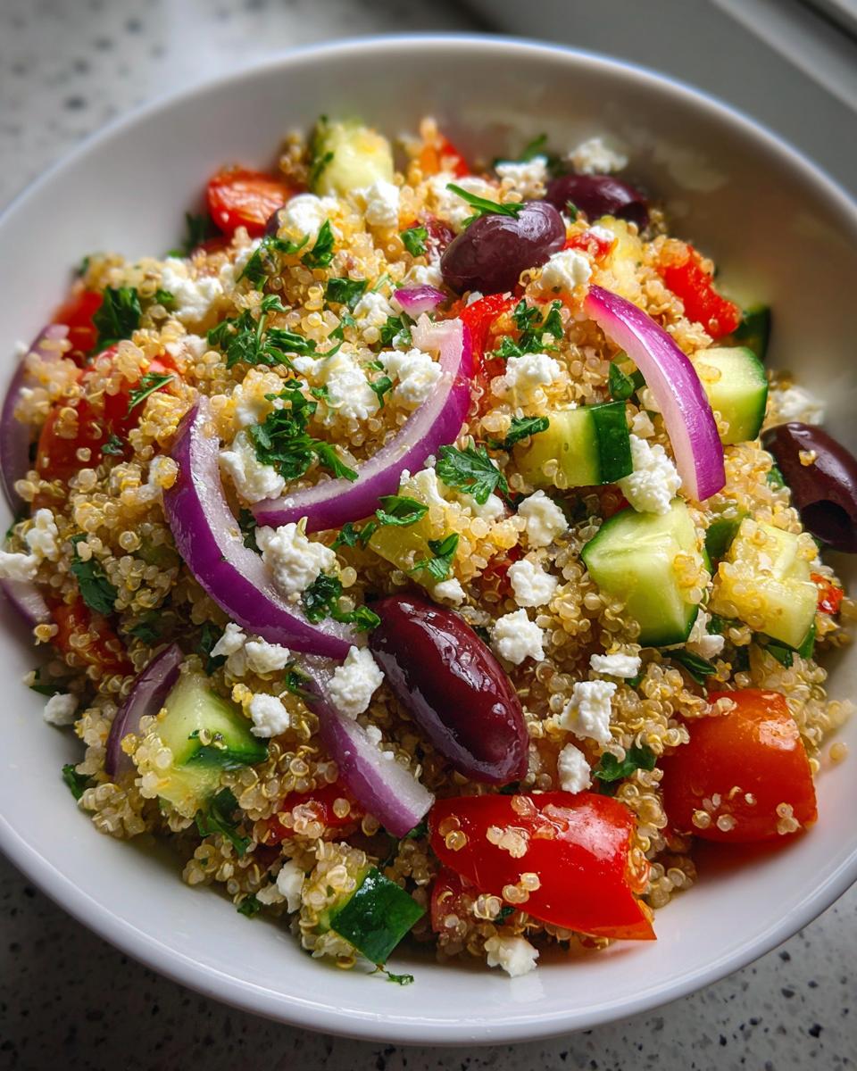 Mediterranean Quinoa Salad - detail 2