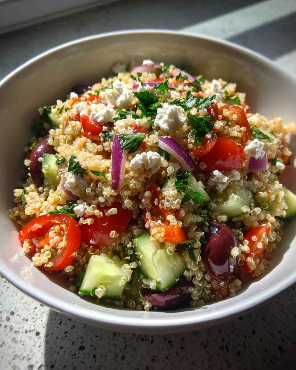 Mediterranean Quinoa Salad - detail 3