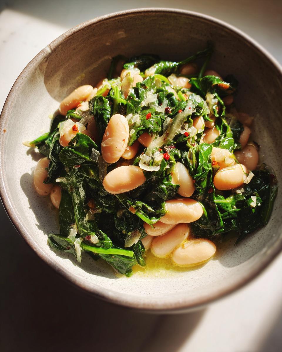 Mediterranean White Beans & Greens - detail 1