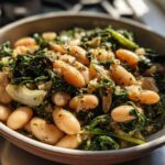 Mediterranean White Beans & Greens