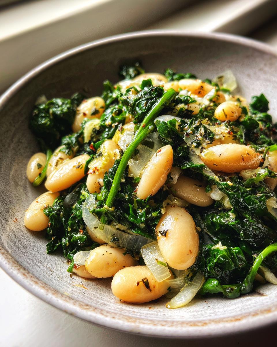 Mediterranean White Beans & Greens - detail 2
