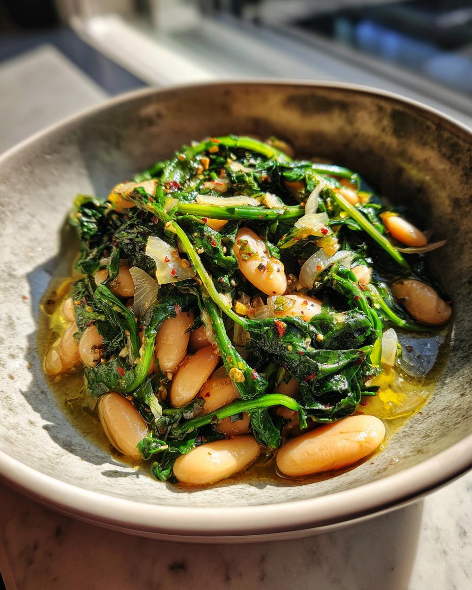 Mediterranean White Beans & Greens - detail 3