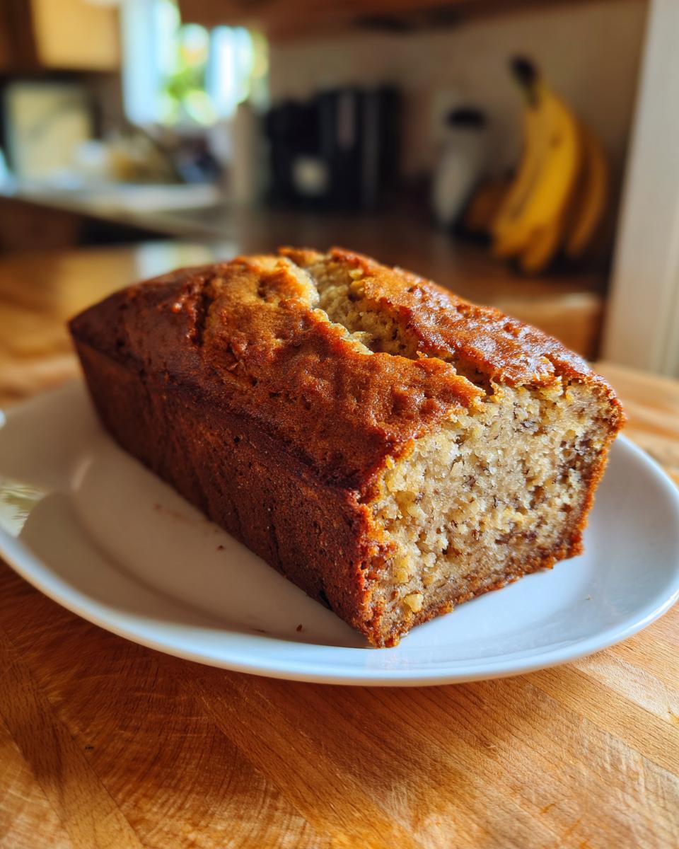 Moist Banana Bread Loaf - detail 1
