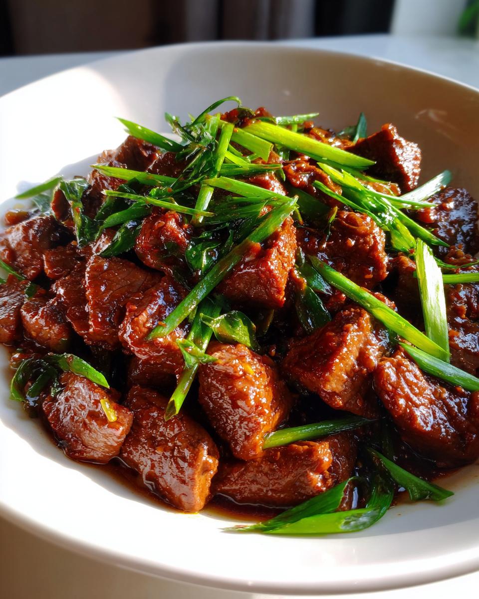 Mongolian Beef - detail 1