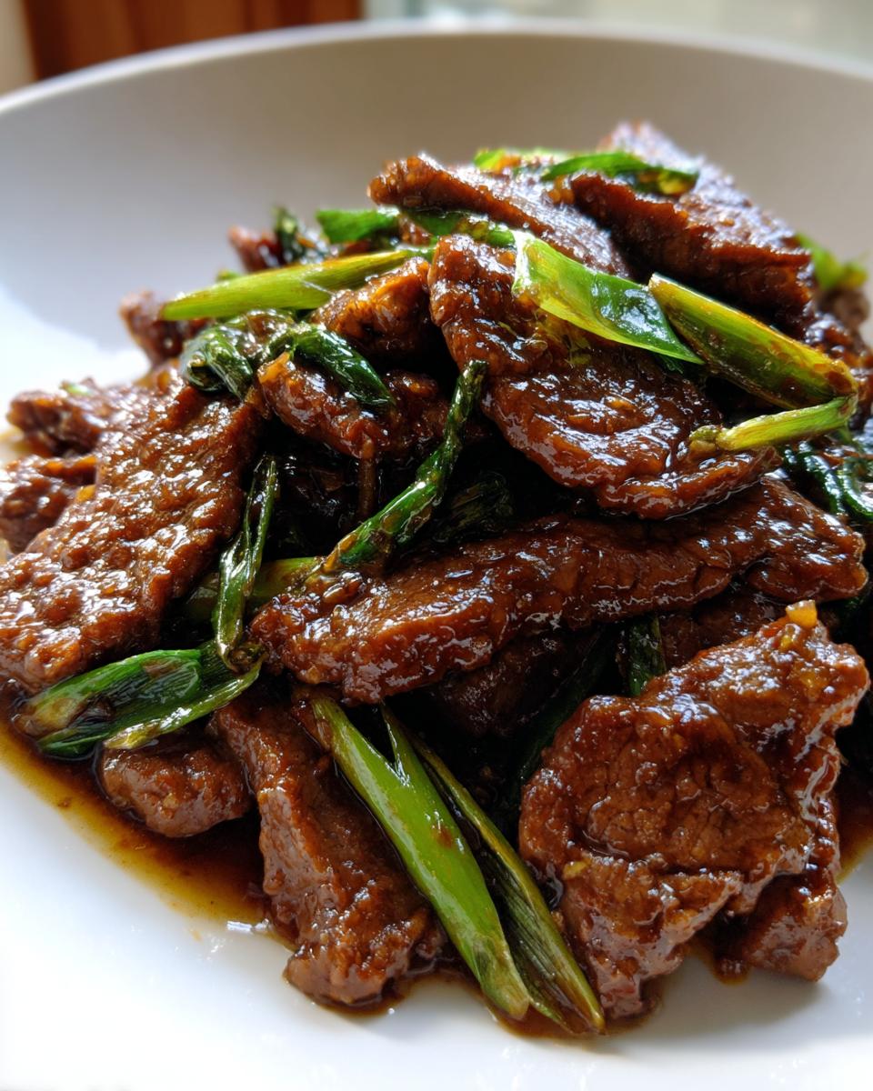 Mongolian Beef - detail 2