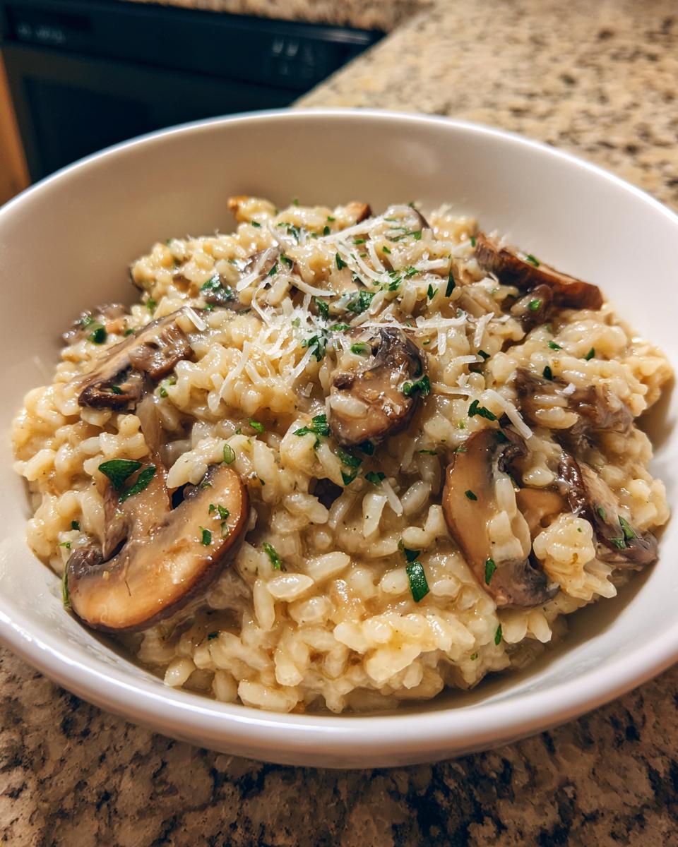 Mushroom Risotto - detail 1