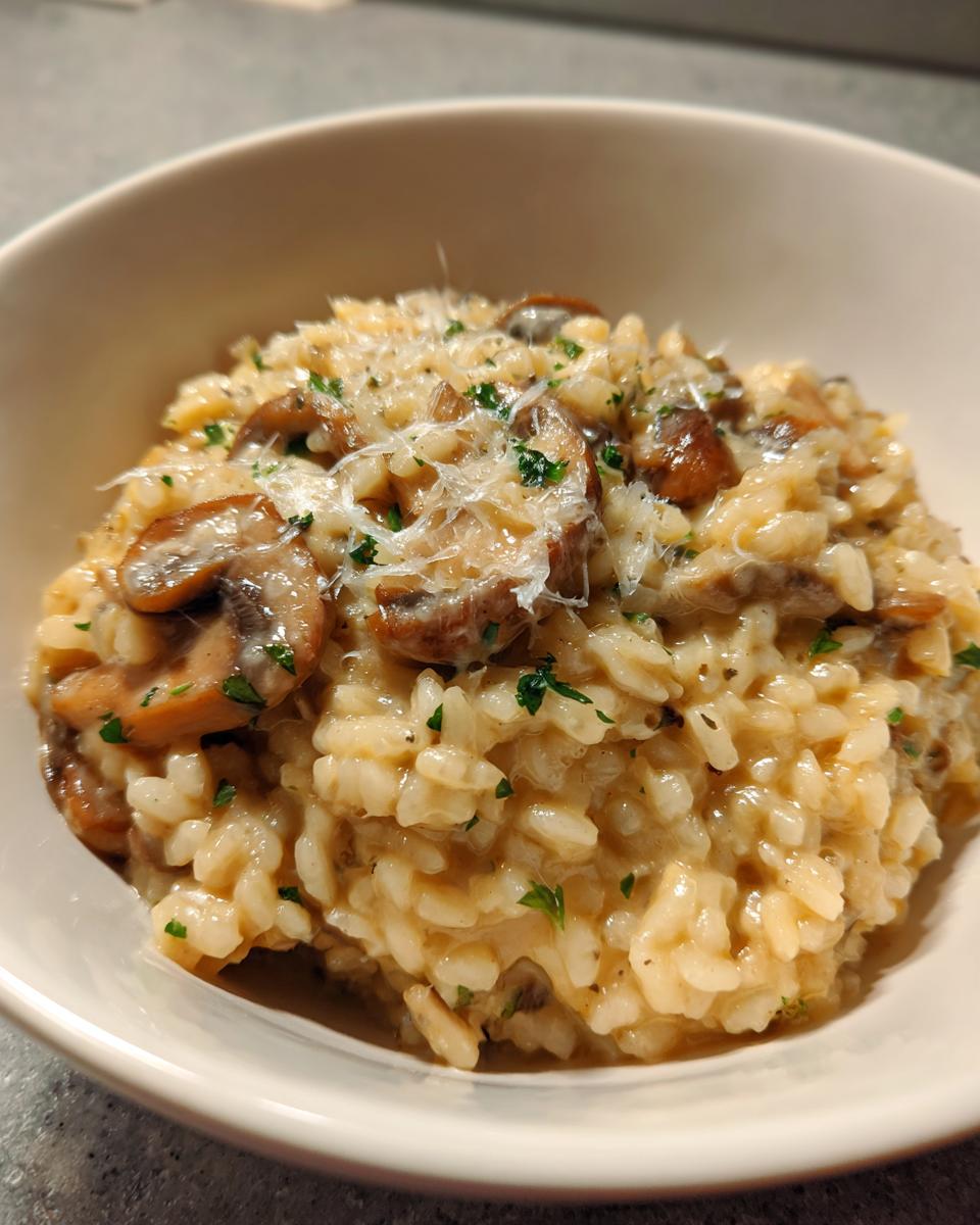 Mushroom Risotto - detail 2