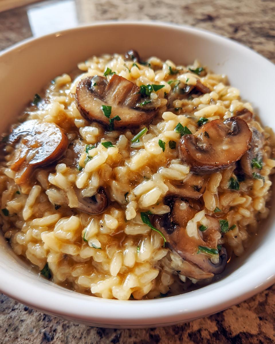 Mushroom Risotto - detail 3