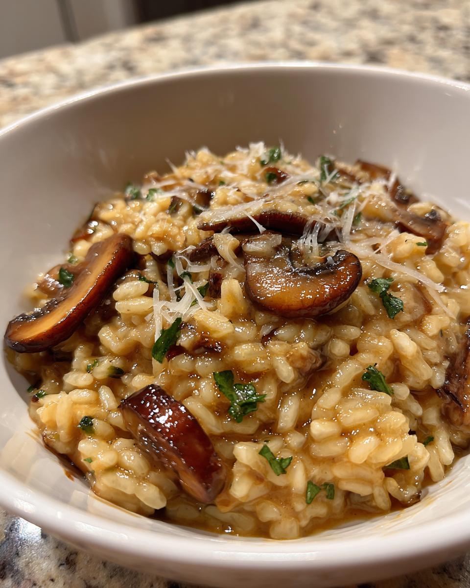 Mushroom Risotto - detail 4