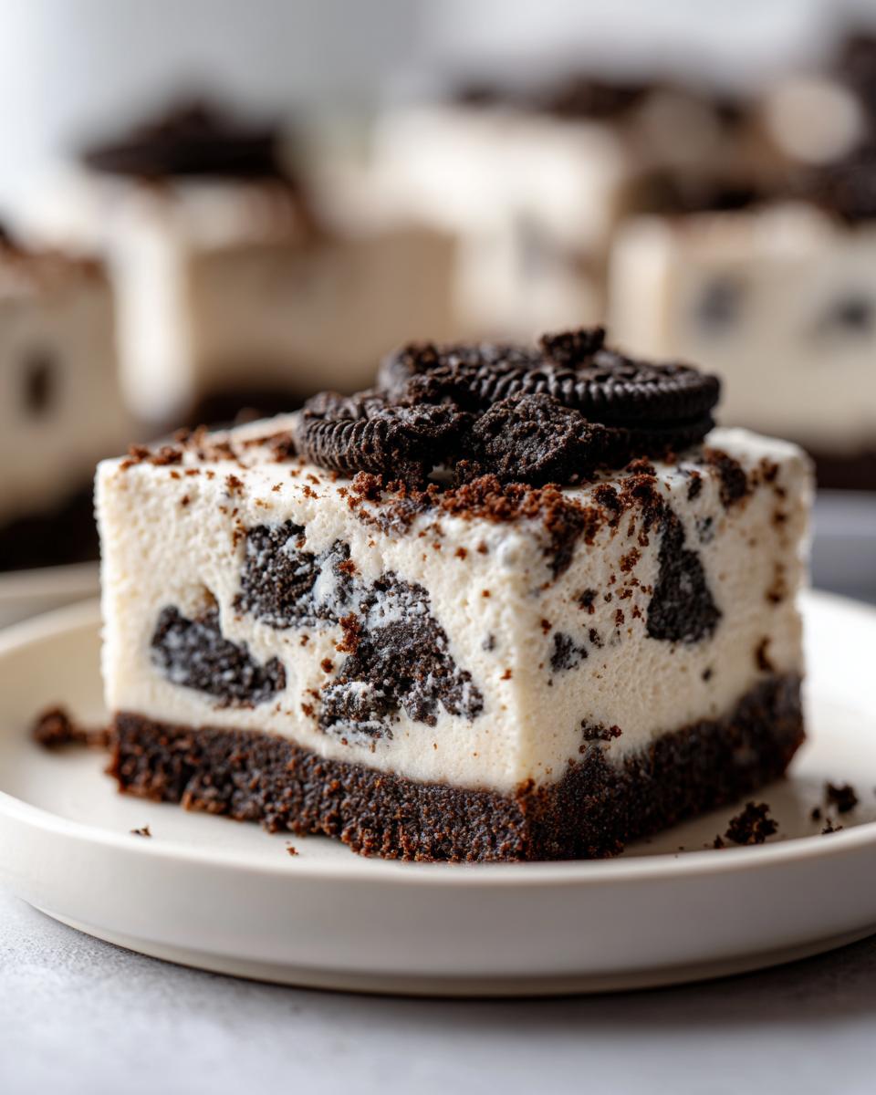 20 Minute No Bake Oreo Cheesecake Bars You ll Love Foodfusion 