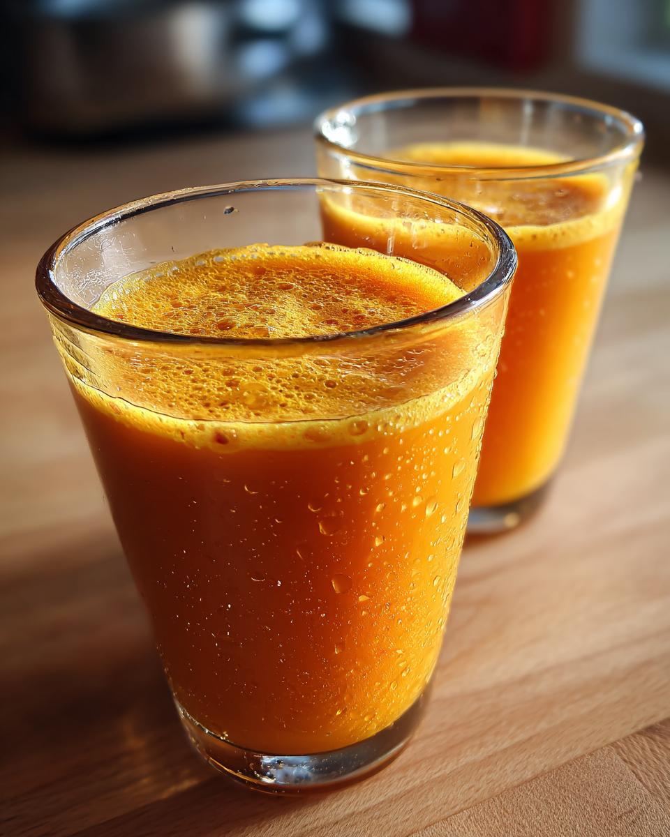 Orange-Carrot Turmeric Ginger Shots - detail 1
