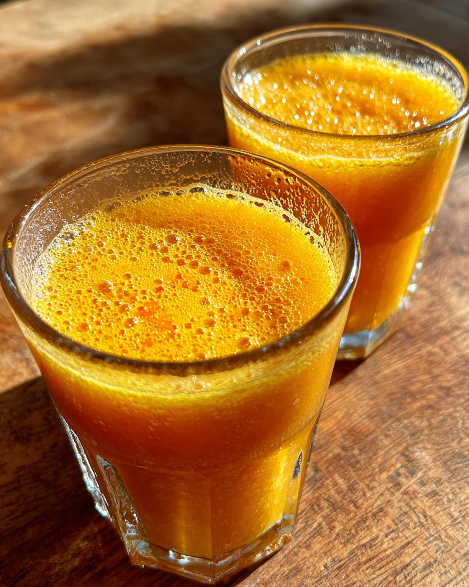 Orange-Carrot Turmeric Ginger Shots - detail 2