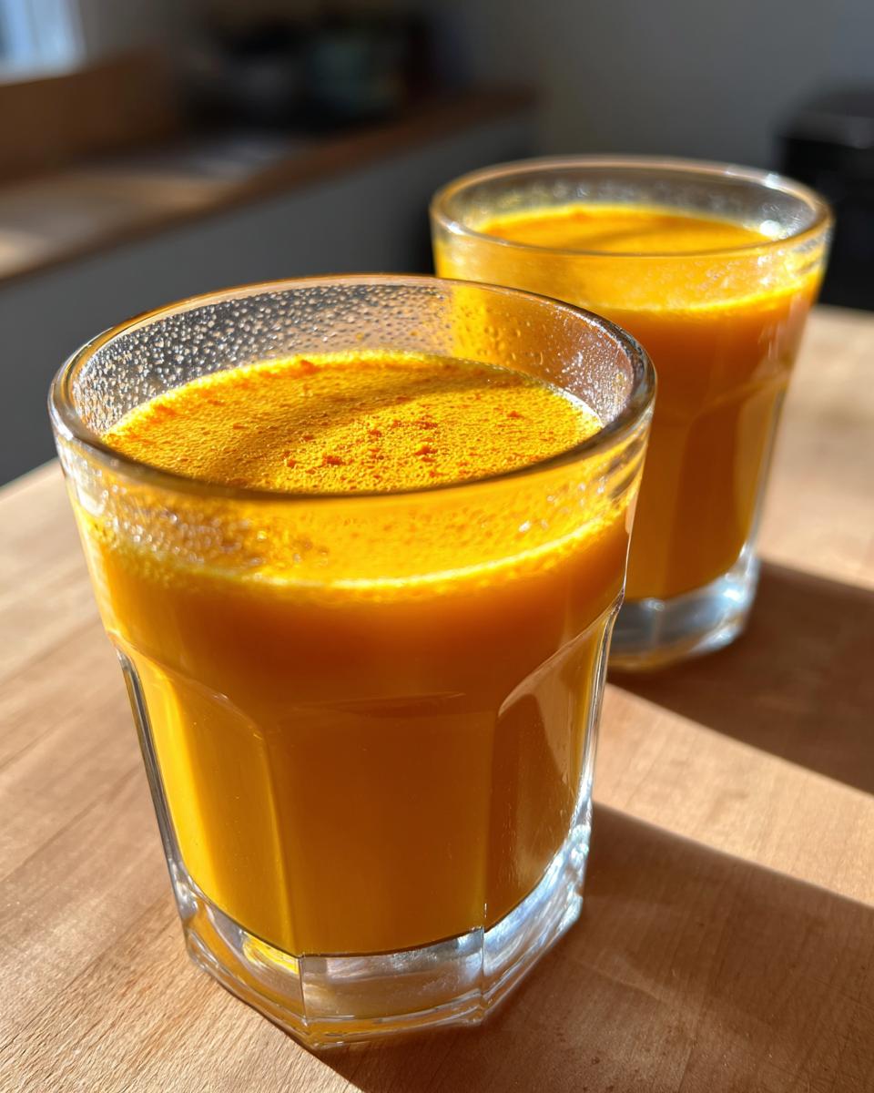 Orange-Carrot Turmeric Ginger Shots - detail 3