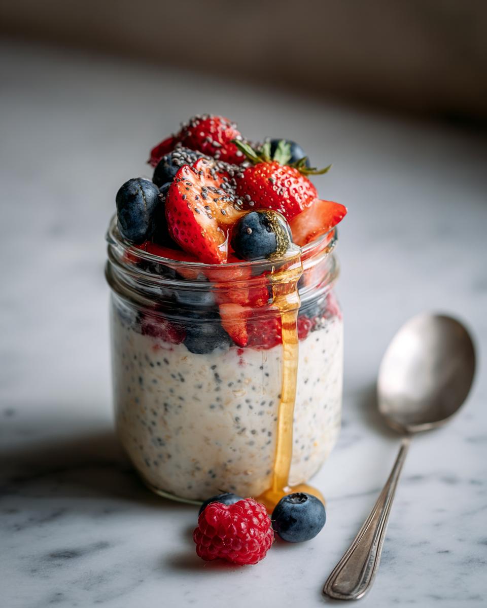 Overnight Oats with Berries & Chia - detail 3
