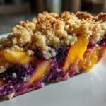 Peach-Blueberry Crumb Pie