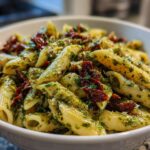 Pesto Penne with Sun-Dried Tomatoes