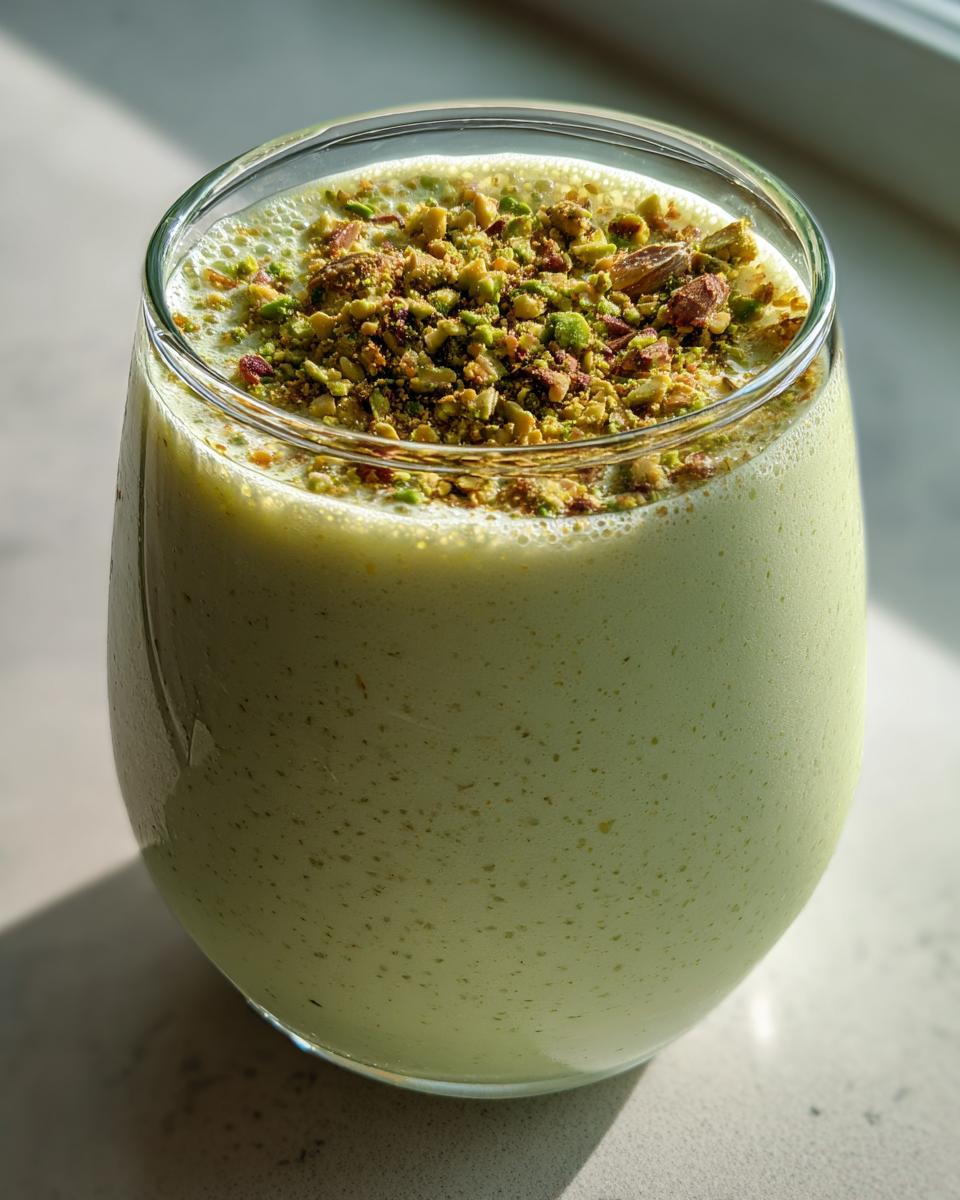 Pistachio Dessert or Drink - detail 1