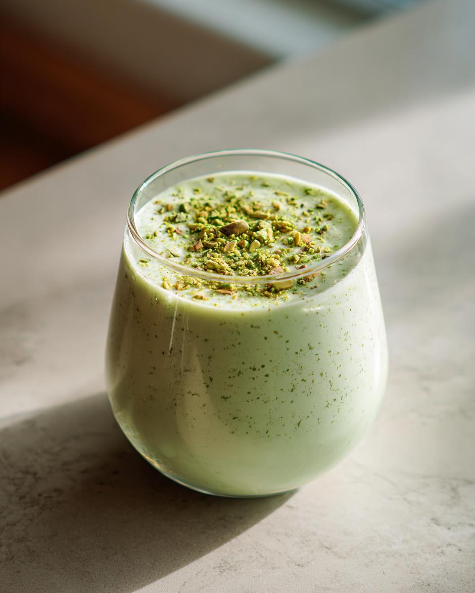 Pistachio Dessert or Drink - detail 2