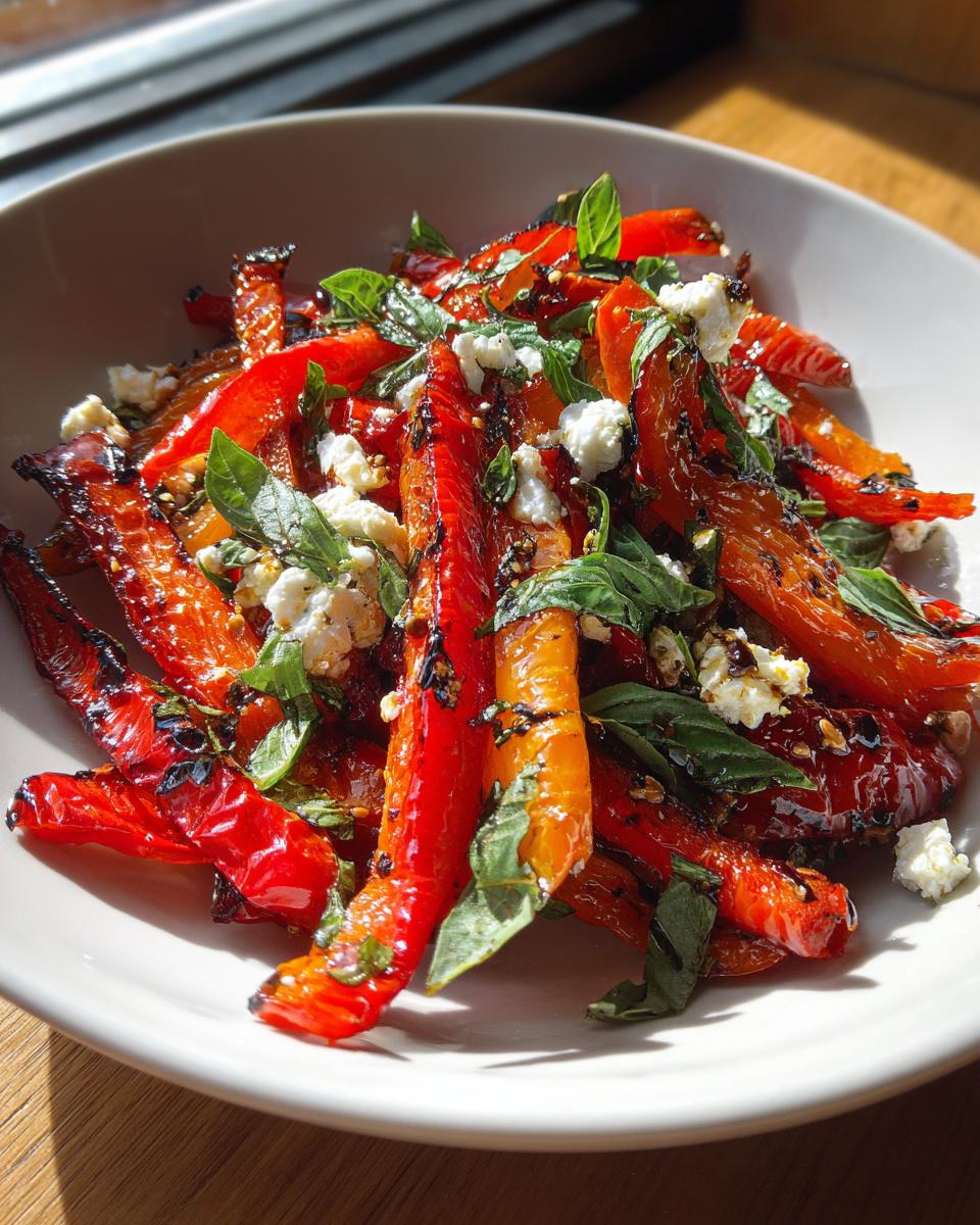 Roasted Red Pepper Salad - detail 2