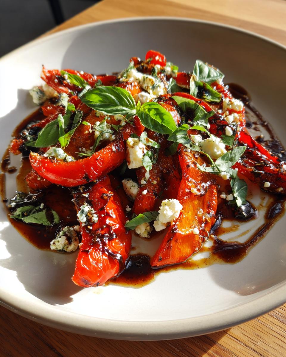 Roasted Red Pepper Salad - detail 3