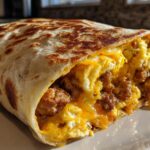 Sausage, Egg & Cheese Breakfast Burritos