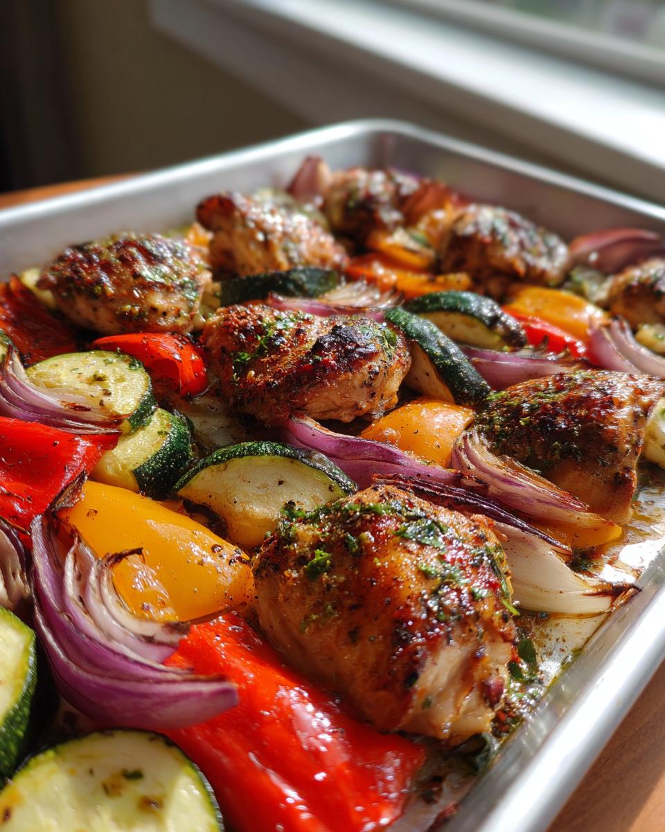 Sheet-Pan Chicken Souvlaki - detail 2