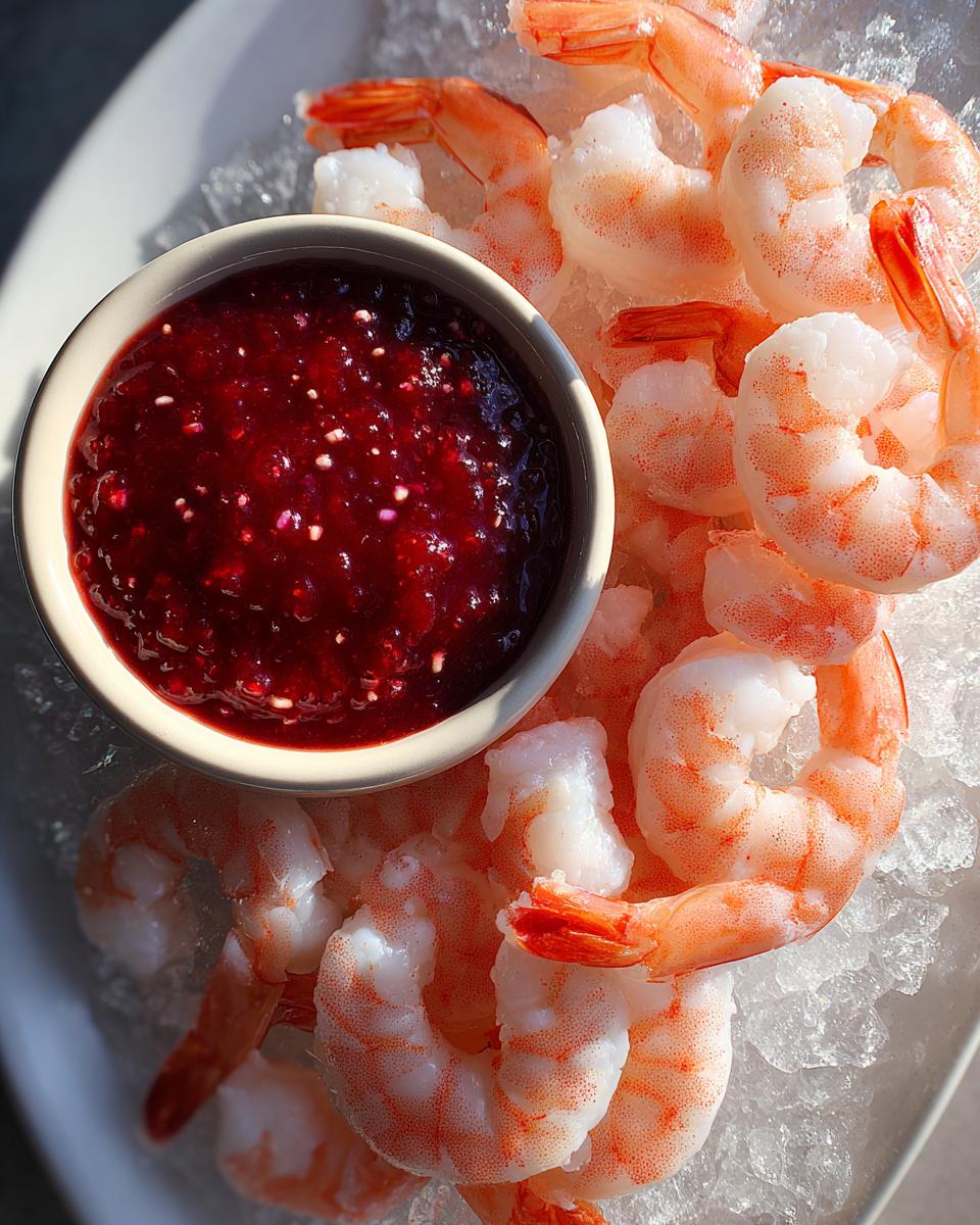Shrimp Cocktail with Homemade Sauce - detail 1