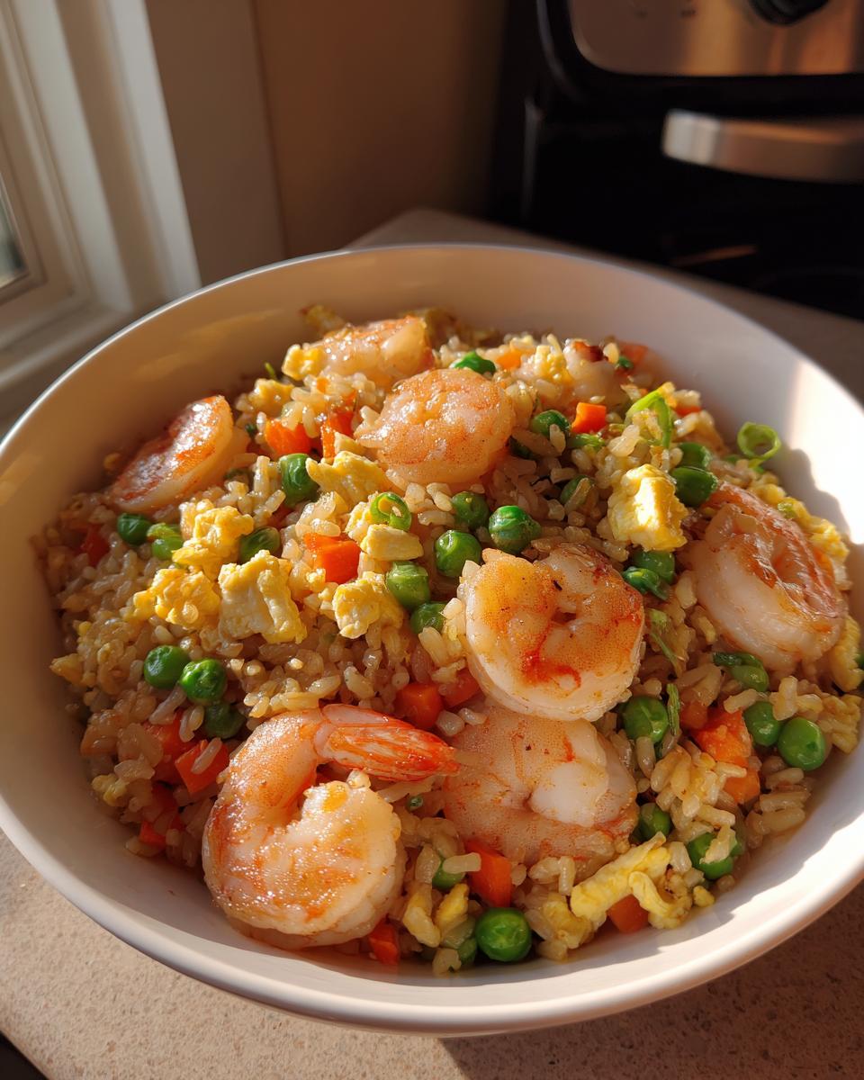Shrimp Fried Rice with Vegetables - detail 2