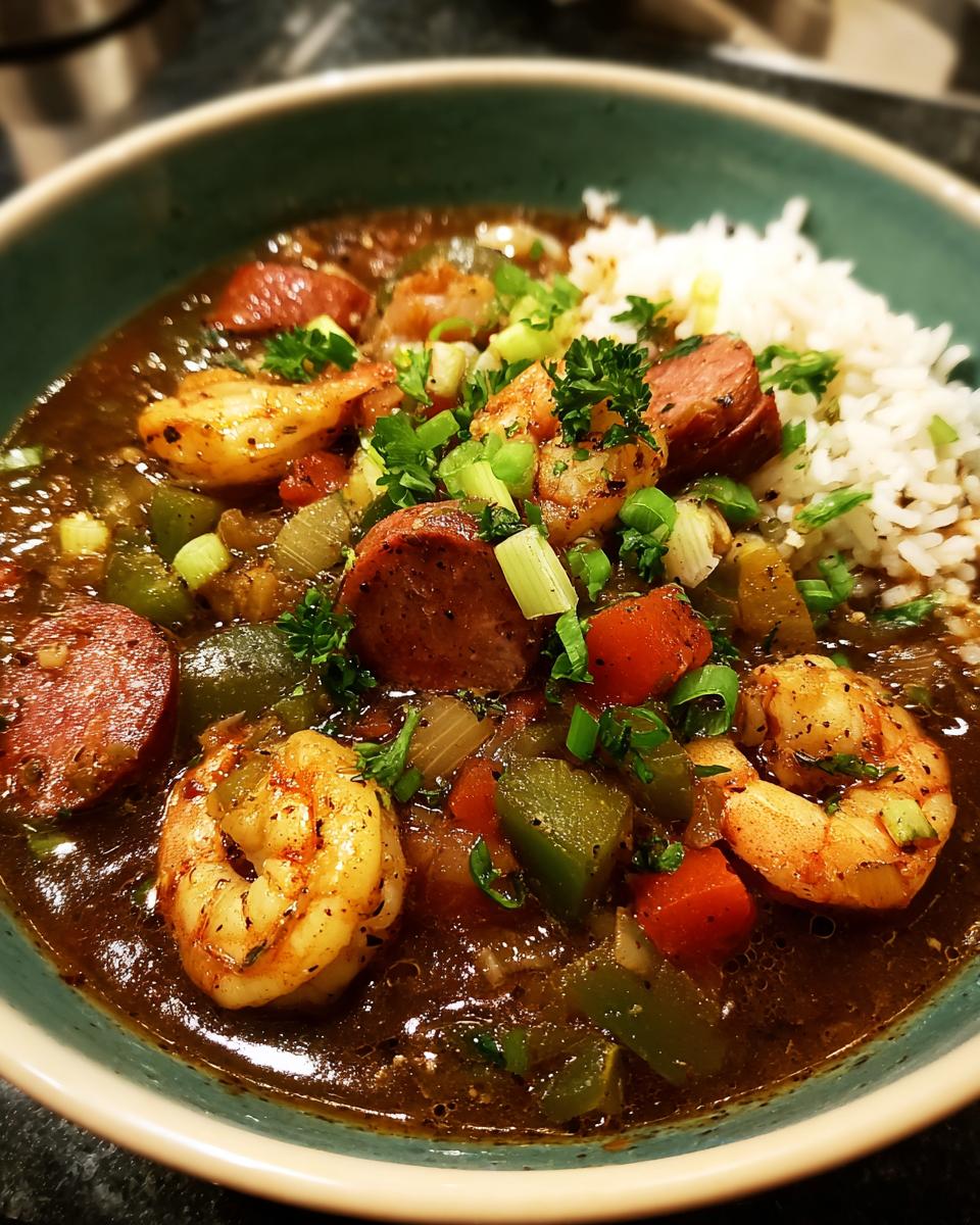 Shrimp Gumbo with Andouille Sausage - detail 1