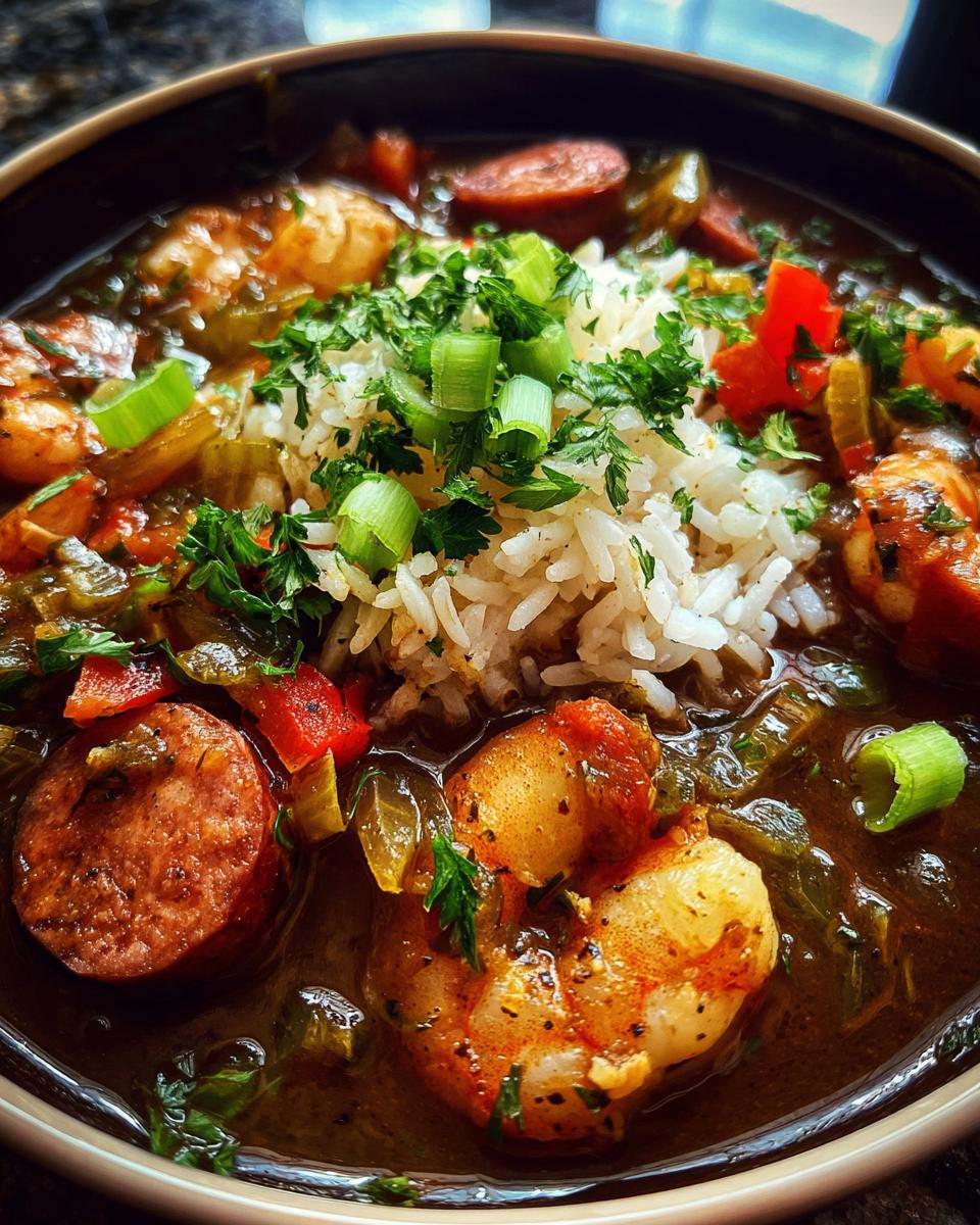 Shrimp Gumbo with Andouille Sausage - detail 3