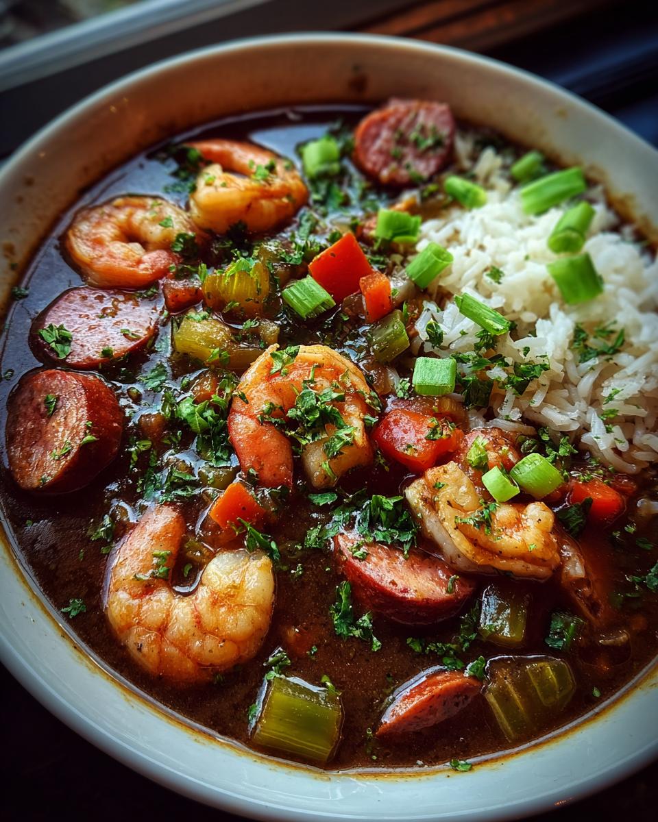 Shrimp Gumbo with Andouille Sausage - detail 4