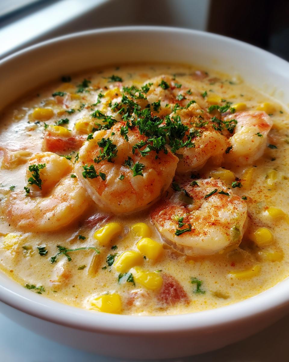 Shrimp and Corn Chowder - detail 4
