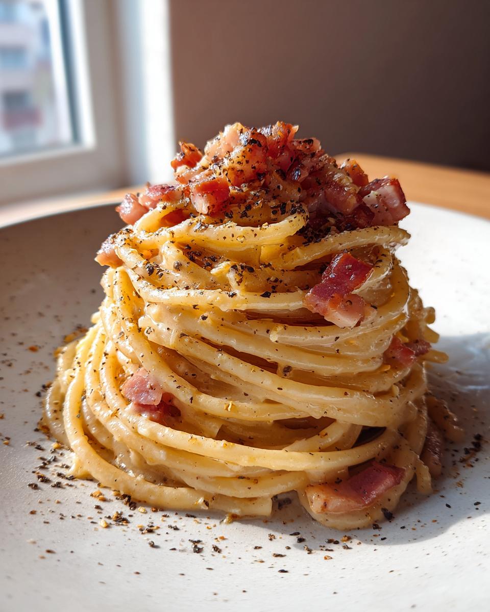Spaghetti Carbonara - detail 2