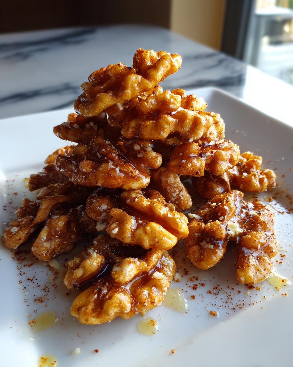 Spiced Roasted Walnuts - detail 2