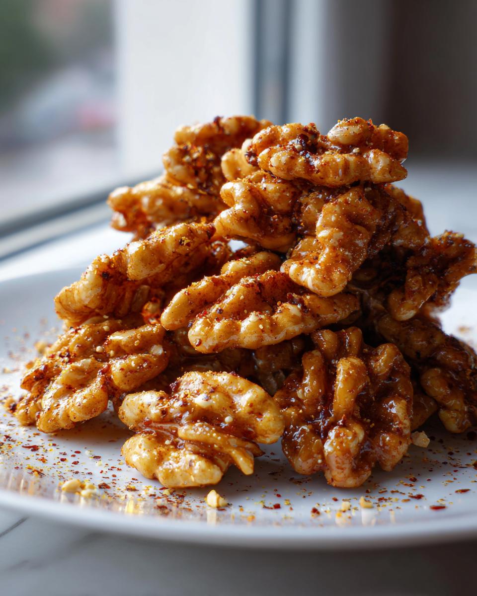 Spiced Roasted Walnuts - detail 3