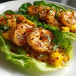 Spicy Mango Shrimp Lettuce Wraps