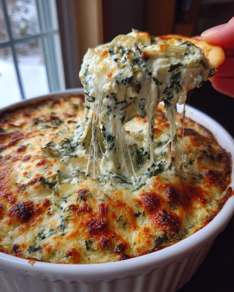 Spinach and Artichoke Dip - detail 1