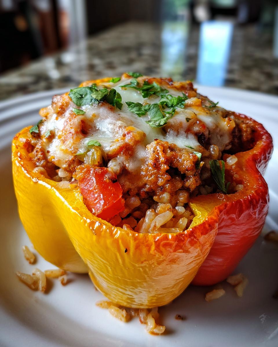 Stuffed Bell Peppers - detail 2